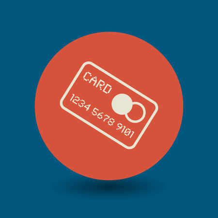 Credit card or sign, vector illustrationのイラスト素材