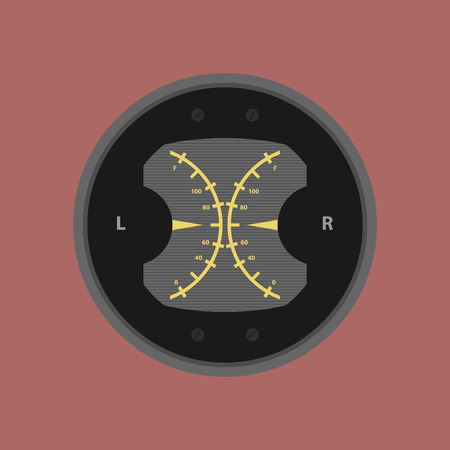 Airplane instruments icon or sign, vector illustrationのイラスト素材