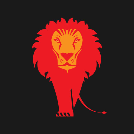 Lion symbol, vector illustrationのイラスト素材