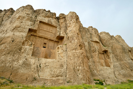 Naqshe Rustam an ancient necropolis in Pars Province Iran.のeditorial素材