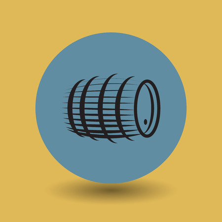 Barrel symbol, vector illustrationのイラスト素材