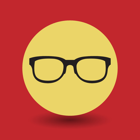 Glasses symbol, vector illustrationのイラスト素材