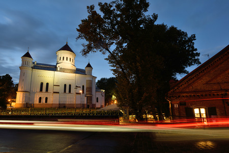 VILNIUS, LITHUANIA - SEPTEMBER 29: The Old Town of Vilnius on September 29, 2015 in Vilnius, Lithuania. In 1994 the Vilnius Old Town was included in the UNESCO World Heritage List.のeditorial素材