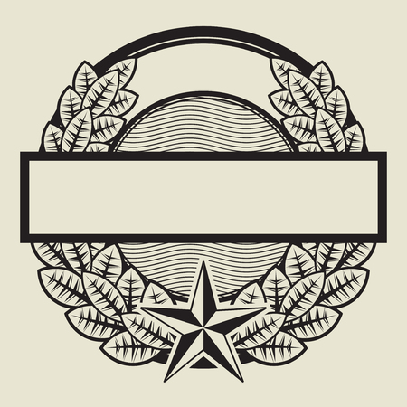 Vintage postage stampのイラスト素材