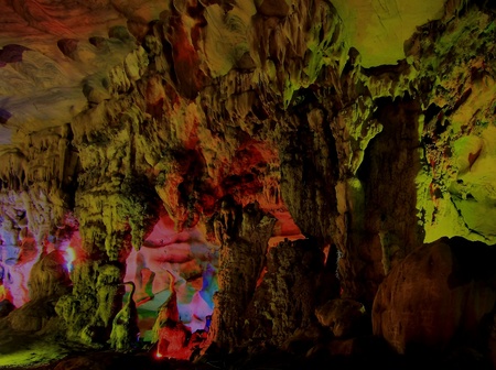 Stalactite Stone Forestの写真素材