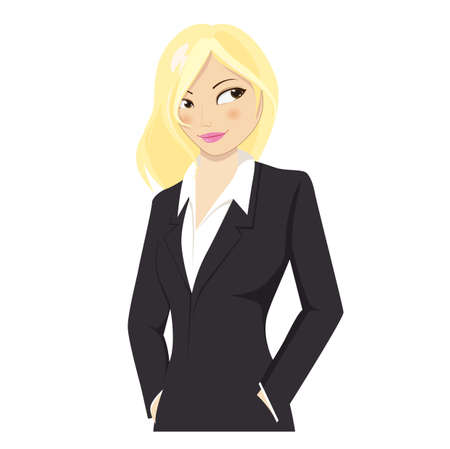 Young female professional workersのイラスト素材