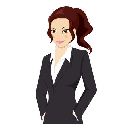 Young female professional workersのイラスト素材