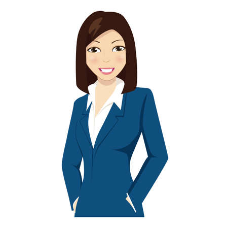 Young female professional workersのイラスト素材