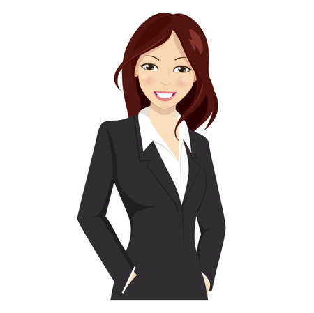 Young female professional workersのイラスト素材