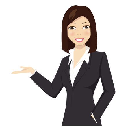 Women analysis entrepreneursのイラスト素材