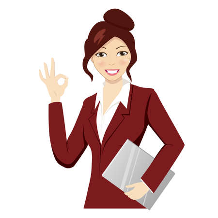 businesswomanのイラスト素材