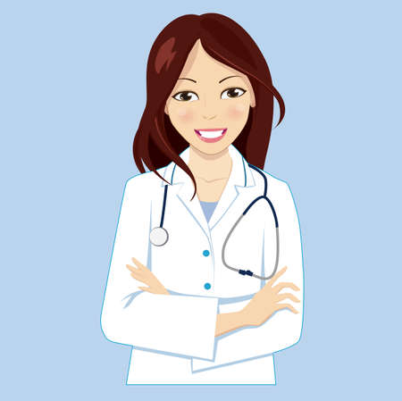 A confident doctorのイラスト素材