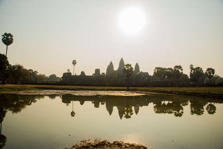 Ancient temples in Cambodia, located in Siem reap.の写真素材