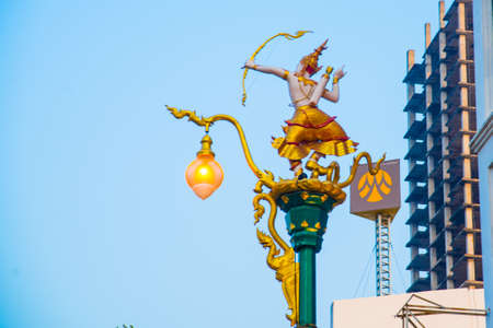 Unusual lantern in Thailandの写真素材