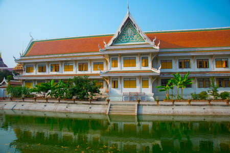 Beautiful religious building with gold decoration and gildingの写真素材