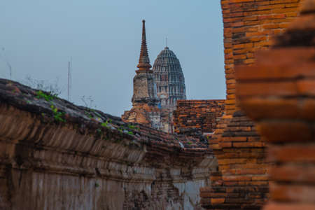 Old ruined temples, rocks and remnants of structures fromの写真素材
