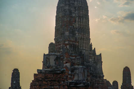 Old ruined temples, rocks and remnants of structures fromの写真素材