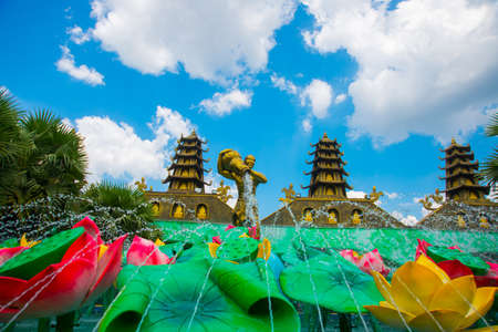 Very beautiful, modern and large Park in Ho Chi Minh city.の写真素材