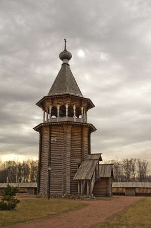 The Orthodox religious building made without nailsの写真素材