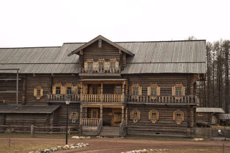 The Orthodox religious building made without nailsの写真素材