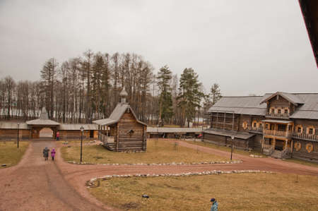 The Orthodox religious building made without nailsの写真素材