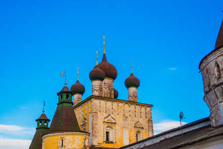 Very old Orthodox churches on the territory of the temple complexの写真素材