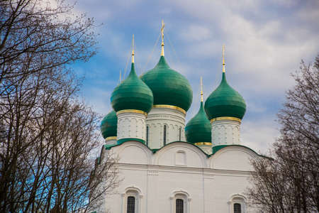 Very old Orthodox churches on the territory of the temple complexの写真素材