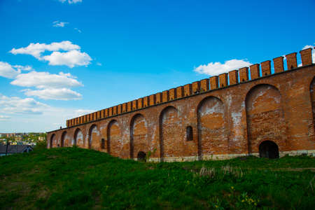 tower and wall of the Kremlin, Veseluha tower Smolensk 2015の写真素材