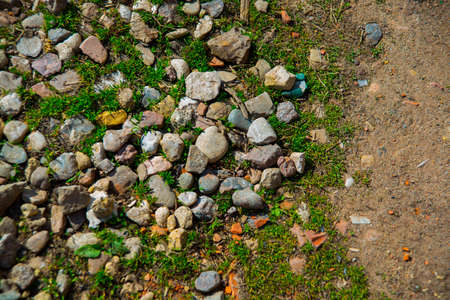 The plaster on the wallの写真素材