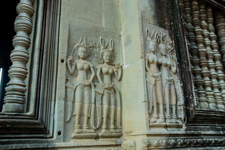 Ancient temples in Cambodia, located in Siemreap.