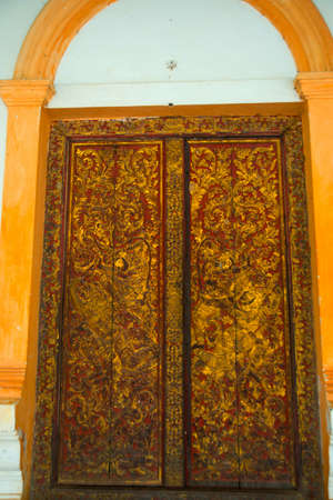 A beautiful old temple in the city Siemreap,Cambodia.の写真素材