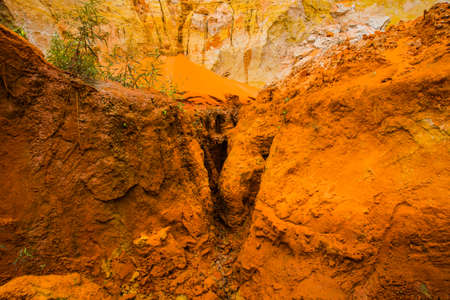 Fairy Stream (Suoi Tien), Mui Ne, Vietnam. One of the tourist attractions in Mui Ne.Beautiful...
