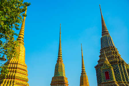 Wat Pho or Wat Phra Chetuphon,the Temple of the Reclining Buddha in Bangkok of Thailand.Wat Pho, Temple of Reclining Buddhaの写真素材