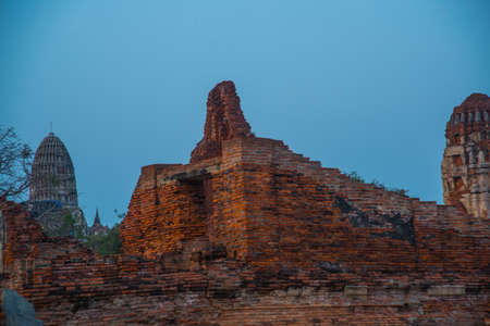 Ancient palaces,ancient building Ayutthaya Thailand.の写真素材