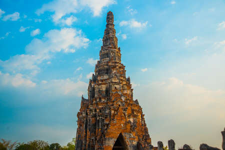 Ancient palaces,ancient building Ayutthaya Thailand.の写真素材