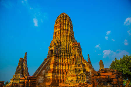 Ancient palaces,ancient building Ayutthaya Thailand.の写真素材