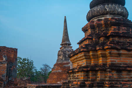 Ancient palaces,ancient building Ayutthaya Thailand.の写真素材