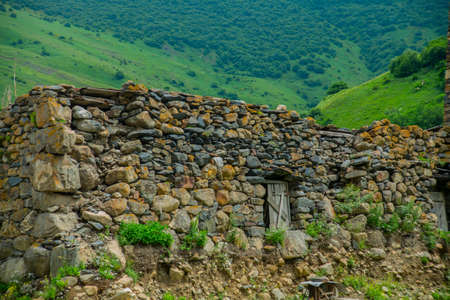 Fragment, the texture of the stone.The Caucasus..Russia.の写真素材