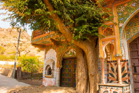Architectural elements. Pushkar. India.