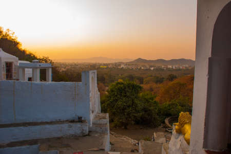 Pushkar is a city in the Ajmer district in Rajasthan, India. It is one of the five sacred dhams for devout Hindus. It is one of the oldest existing cities of India.の写真素材