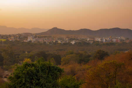 Pushkar is a city in the Ajmer district in Rajasthan, India. It is one of the five sacred dhams for devout Hindus. It is one of the oldest existing cities of India.の写真素材