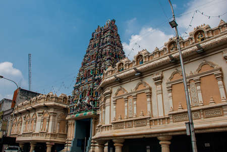 Beautiful Indian temple. Kuala Lumpur, Malaysia.の写真素材