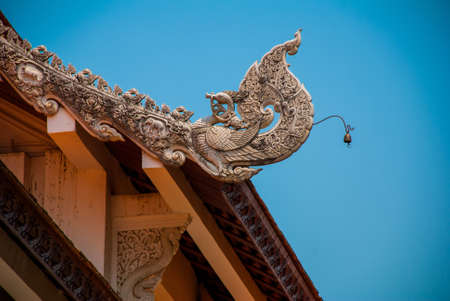 Decorative fragment, a beautiful ornament. Chiangmai. Thailandの写真素材