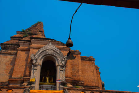 Beautiful Buddhist temple in the city Chiangmai. Thailandの写真素材