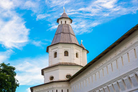 Novospassky monastery is one of the fortified monasteries surrounding Moscow from South-East. New monastery of the Saviour. Russia. Istra.の写真素材