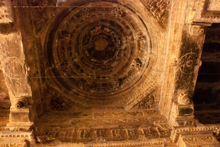 Chittorgarh Fort, Rajasthan, India. Chittorgarh Fort, the largest fort in India. Hindu Temple in the fort.の写真素材