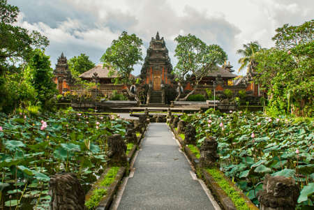 Lotus Temple. Ubud, Bali.の写真素材
