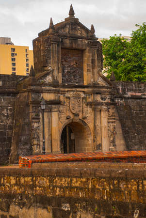 Old Fort Santiago in Intramuros, Manila city, Philippinesの写真素材