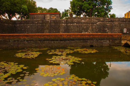 Old Fort Santiago in Intramuros, Manila city, Philippinesの写真素材