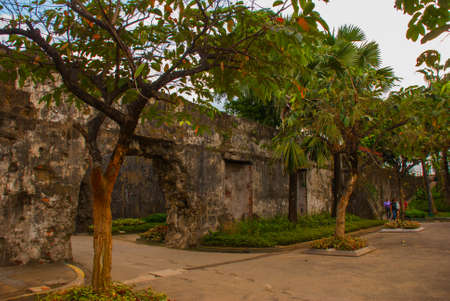 Old Fort Santiago in Intramuros, Manila city, Philippinesの写真素材